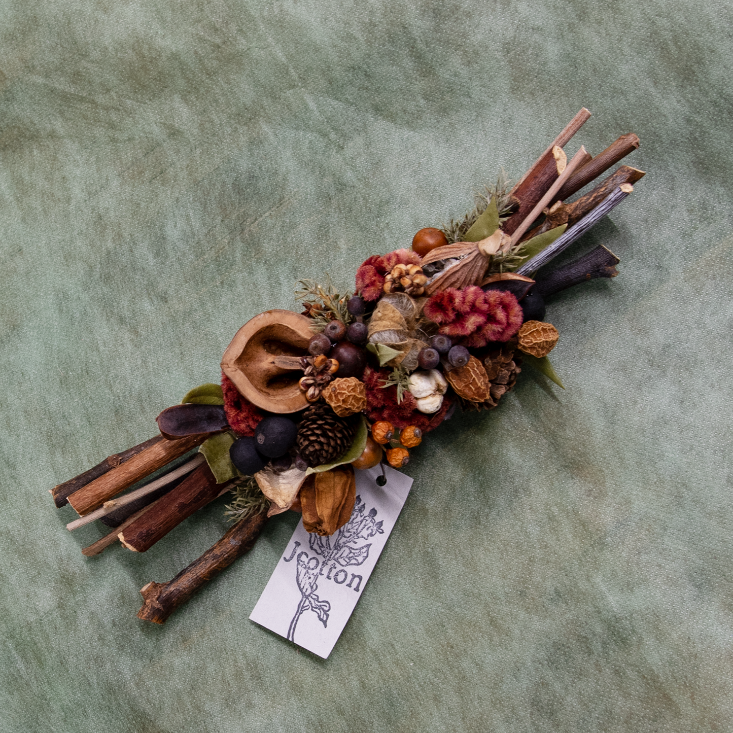 Dセット/ピローミスト+木の実の枝飾り