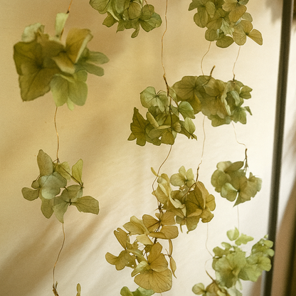 Fセット／ピローミスト＋秋色紫陽花のガーランド