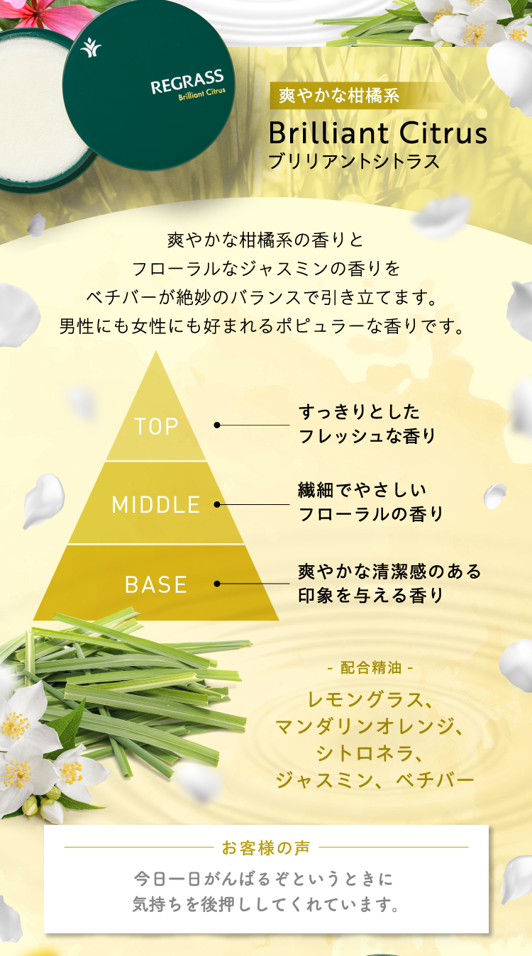 爽やかな柑橘系 ブリリアントシトラス