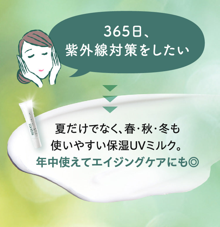 365日、紫外線対策をしたい